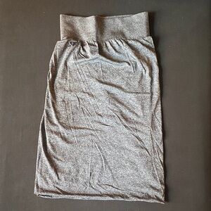 Lululemon tube top , heather grey, strong elastic to stay up! 4 rare